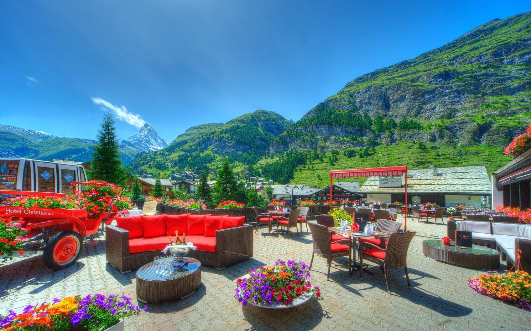 The Christiania Mountain & Spa Resort Zermatt Eksteriør billede